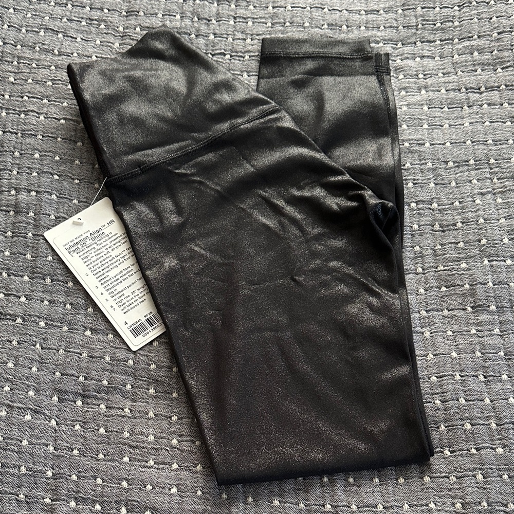 NWT LULULEMON Align HR Legging Pant 25" Shine, Size 4, RFXB